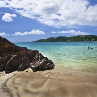 Magens Bay Rock Kids St Thomas USVI