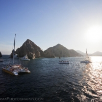 Cabo San Lucas Boats Sunset 2