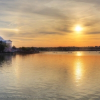 Jefferson Memorial Sunset Washington DC