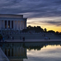 Lincoln Memorial Sunset