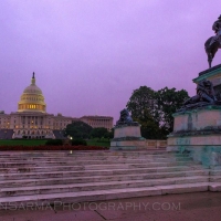 Purple Skies over the Capitol