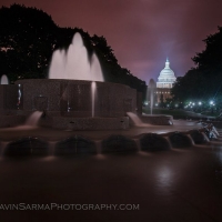 Lower Senate Park at Night