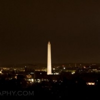 Washington DC Skyline Lightning