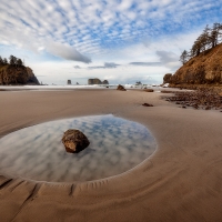 Second Beach Tide Pool Reflection