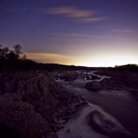 Great Falls Park Stars Waterfalls