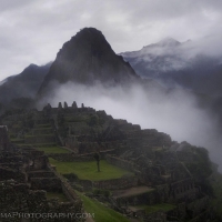 Machu Picchu Peru Fog