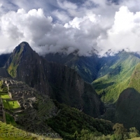 Panorama Machu Picchu Peru