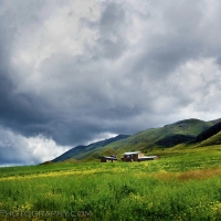 Peru Countryside Clouds House