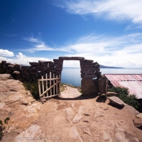 Taquile Gate Island Clouds